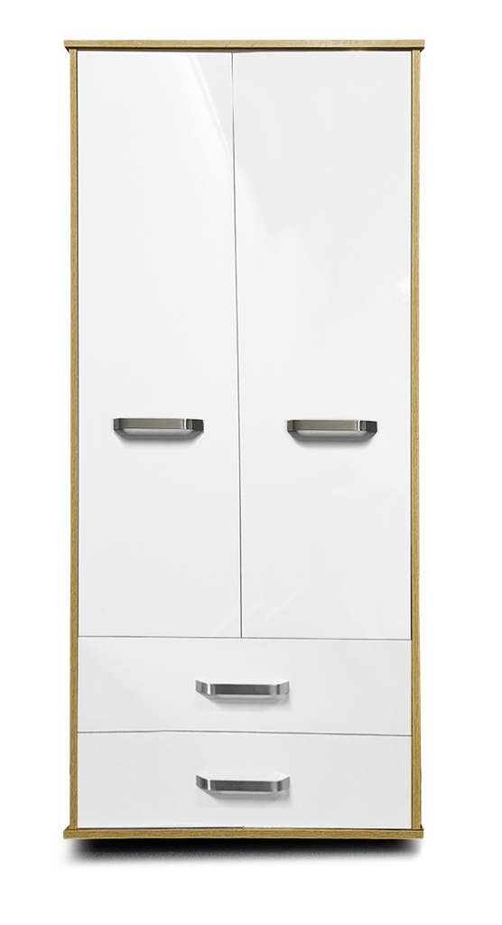 Paros 2 Door Combi Wardrobes (W805mm x D530mm x H1880mm)