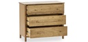 Chest - Bramley 3 Drawer (W84cm x D40cm x H74cm)