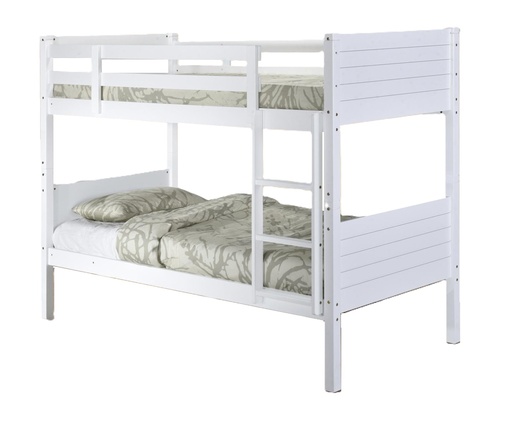 Wooden Bunk-Bed - Castleton (White)