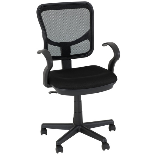 [DESKCH-PADDINGTON-BLK] Desk Chair - Paddington (Mesh Back) (Black)