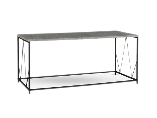 [300-301-040] Coffee Table - Alexander (Concrete|Black)