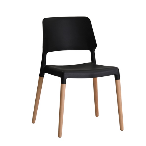 [CH-CAIRO-BLK] Chairs (Cairo, Black, None)