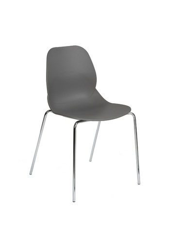 [CH-SHOREDITCH-GY] Desk Chair - Shoreditch With Metal Legs (Grey)