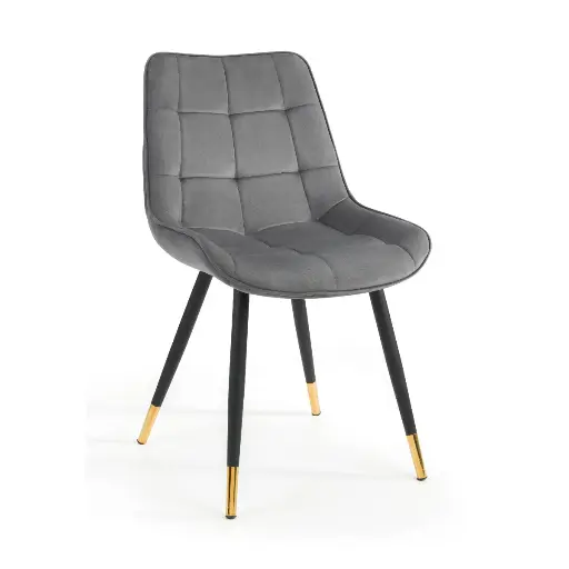 [CH-HADID-GRY-FAB] Chairs (Hadid, Grey, Fabric)