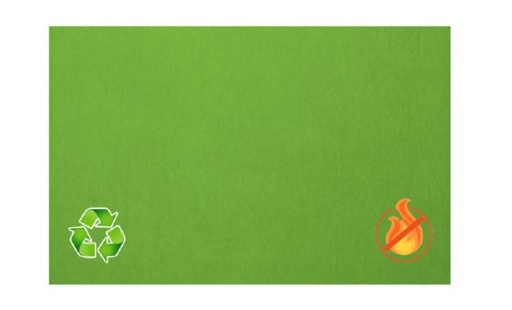 [NUES-1209-LM] Noticeboard - Decorative Unframed (1200 x 900mm, Lime Green)
