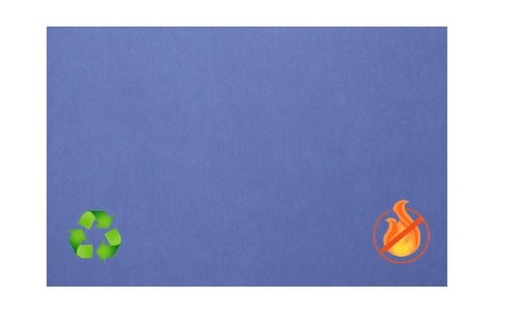 [NUES-1209-LB] Noticeboard - Decorative Unframed (1200 x 900mm, Light Blue)