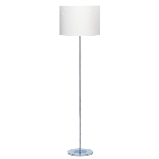 Floor Lamps (Carter E27 (151cm x 40cm), Chrome Base & Fabric Shade)