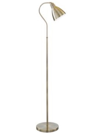 Floor Lamps (Adjustable E27 (145cm x 36cm), Antique Brass)