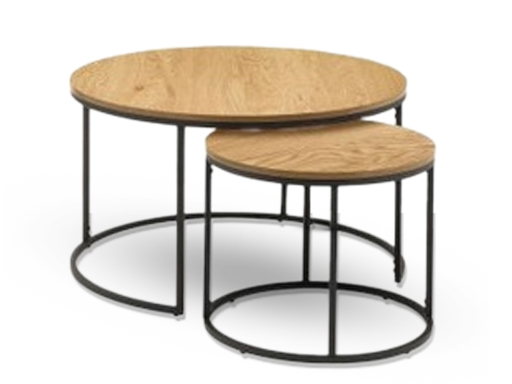 [CT-ALEXANDERNEST-OAK] Coffee Tables - Alexander (Nesting) (Oak)