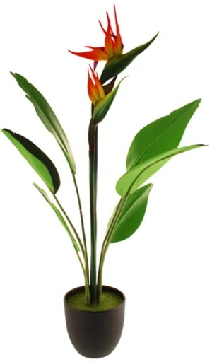Artificial Plants - Birds of Paradise (W:40cm x H:70cm x D:40cm, Pot Dia. 14cm)