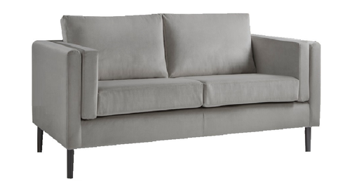 Sofa - Apollo (CRIB 5) (2 Seater (W:157cm x D:92cm x H:86cm), Grey - Velvet)