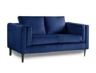 Sofa - Apollo (CRIB 5) (3 Seater (W198 x D92 x H86cm), Royal Blue - Velvet)
