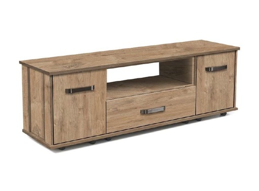 [LT2-GO] Paros Range - Lounge (Media Unit (Large) (W1555 x D430 x H515), Gold Oak)