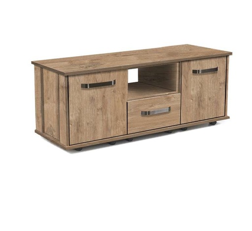 [LT1-GO] Paros Range - Lounge (Media Unit (Midi) (W1180 x D430 x H735), Gold Oak)