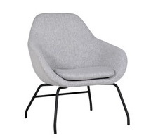 Accent Chair - Messina (Grey - Fabric)