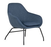 Accent Chair - Messina (Navy - Fabric)