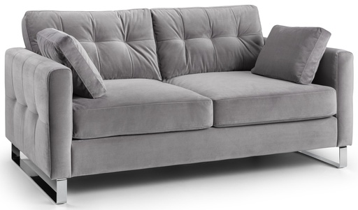 [SOFA-ARES-2STR-GYFAB] Sofa - Ares (CRIB 5) (2 Seater (W:176cm x D:94cm x H:92cm), Grey - Fabric)