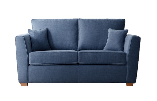 [SOFA-2STR-ZEUSC5-BLFAB] Sofa - Zeus (CRIB 5) (2 Seater (W:157cm x D:94cm x H:92cm, Blue - Fabric)