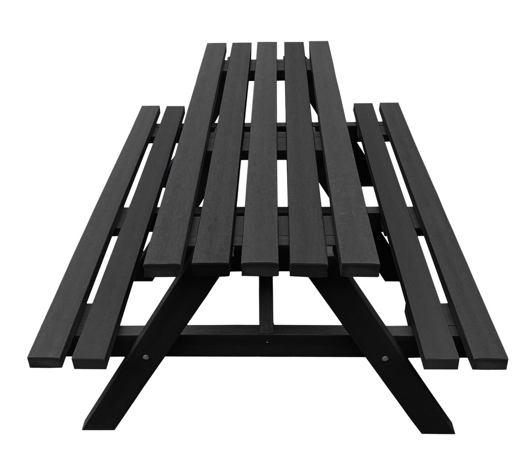 Outdoor Furniture - Picnic Table & Benches - Recycled Plastic - Black