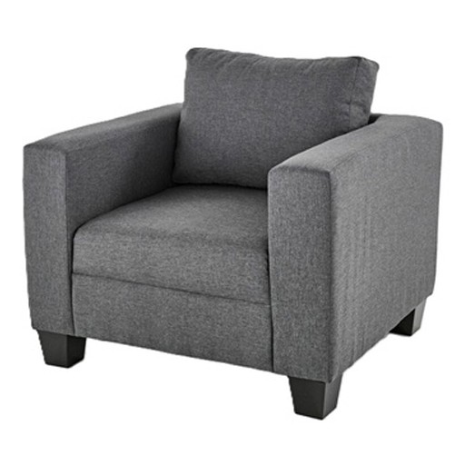 [ARM-GEMINI-GY-FAB] Armchair - Gemini (Armchair (W85 x D77 x H83cm), Grey - Fabric)