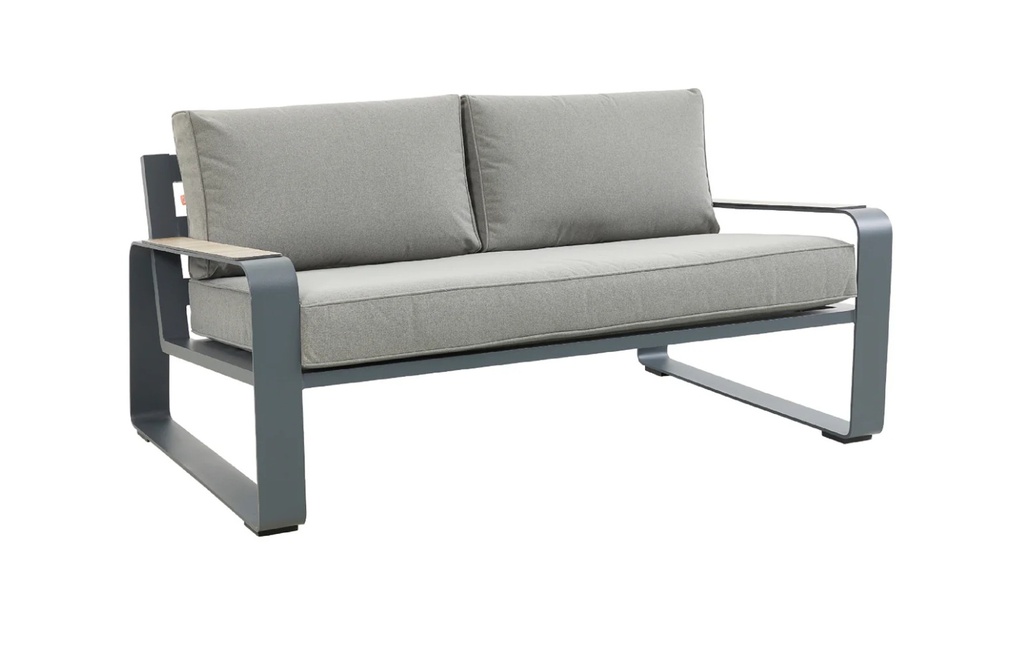 Outdoor Furniture - Colorado - 2 Seater Sofa (Grey)