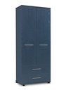 Athens 2 Door 2 Drawer Combi Wardrobes (W750mm x D545mm x H1880mm)