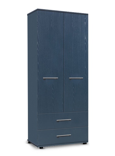 Athens 2 Door 2 Drawer Combi Wardrobes (W750mm x D545mm x H1880mm)