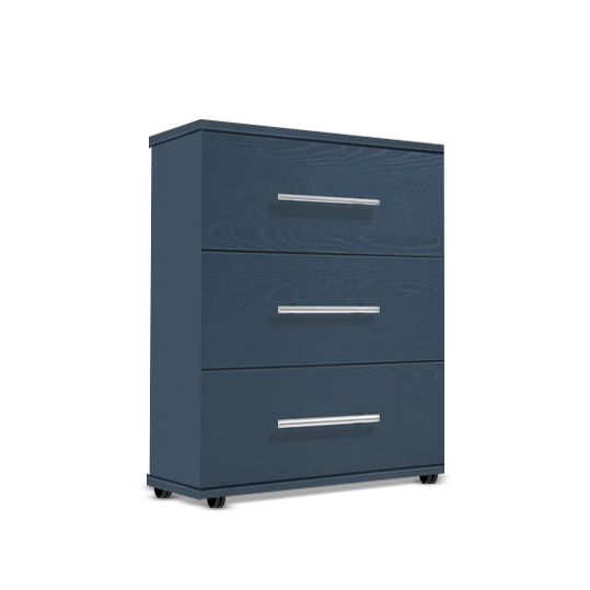 Athens 3 Drawer Chests (W760mm x D420mm x H735mm)