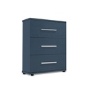 Athens 3 Drawer Chests (W760mm x D420mm x H735mm)