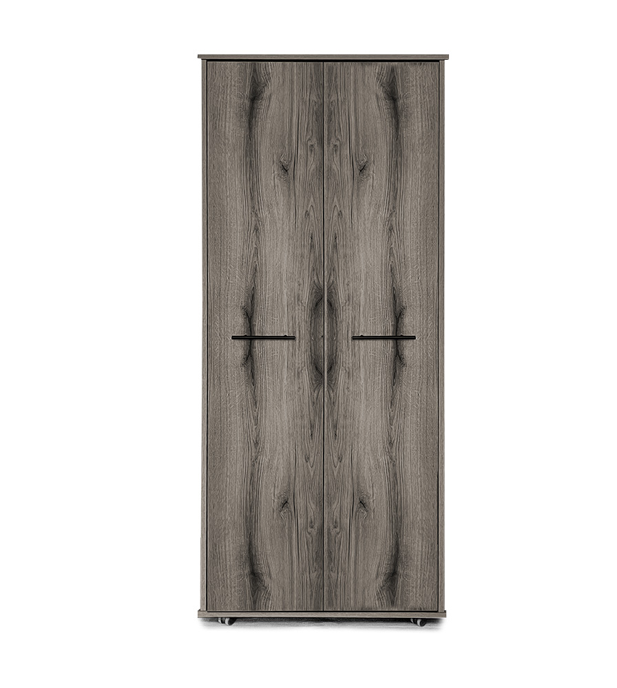 Paros 2 Door Wardrobes (W805mm x D530mm x H1880mm)