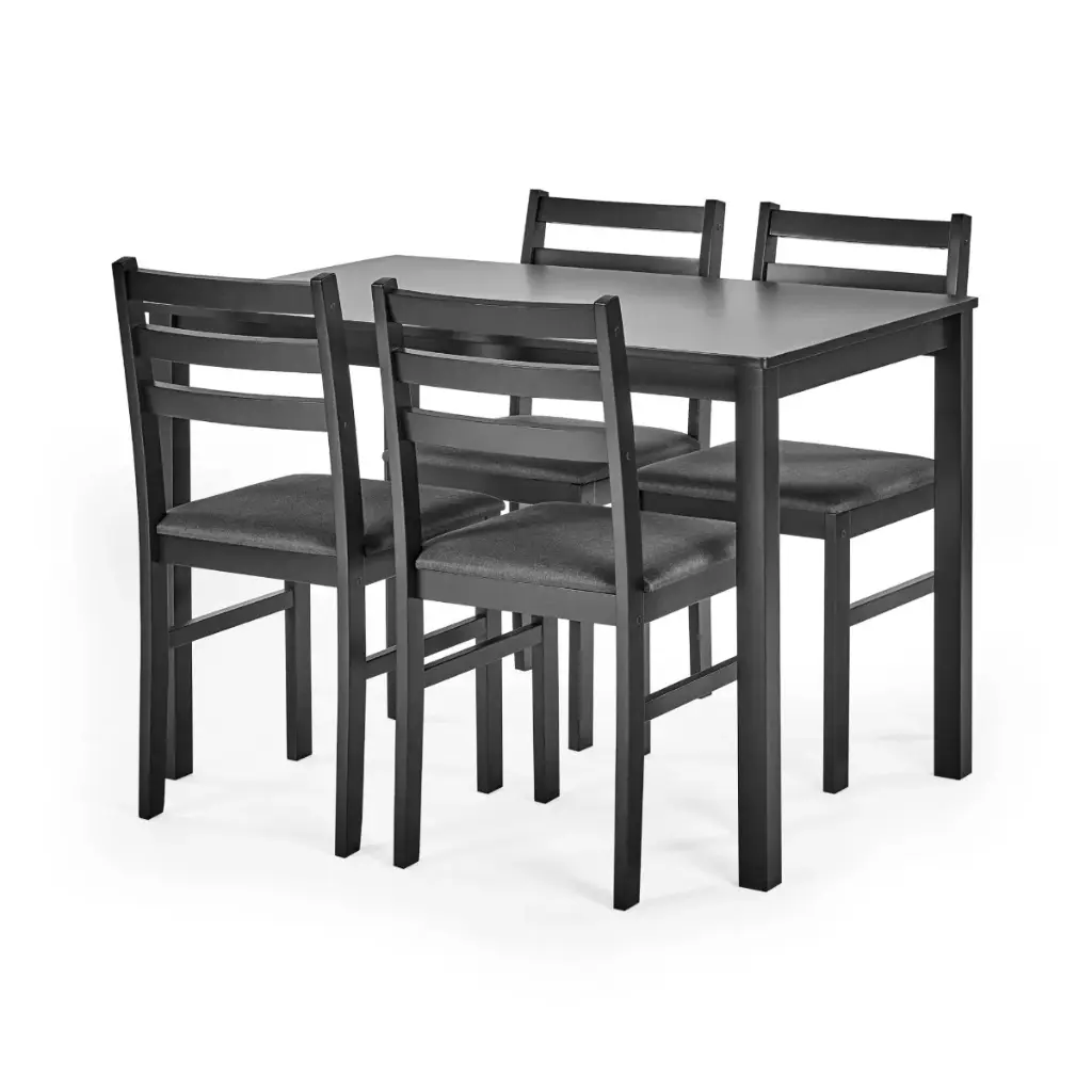 Dining Set - Kona (With 4 Padded Seat Chairs)