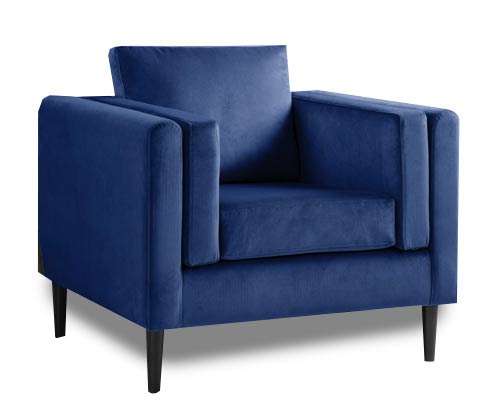 [ARM-APOLLO-RBLVT] Armchair - Apollo (CRIB 5) (Royal Blue - Velvet)