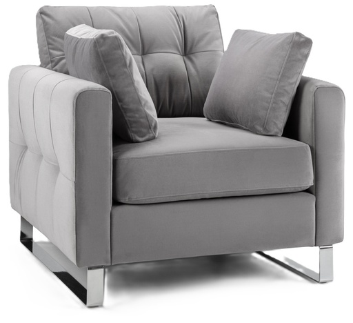 [ARM-ARES-GYFAB] Armchair - Ares (CRIB 5) (Grey - Fabric)