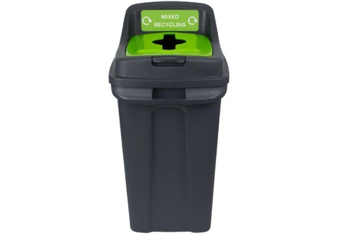 Indoor Recycling Bins (50Litre) (Green Lid (Mixed Recycling))