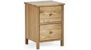 Bedside - Bramley 2 Drawer (W40cm x D35cm x H55cm)
