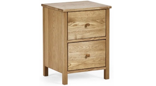 Bedside - Bramley 2 Drawer (W40cm x D35cm x H55cm)