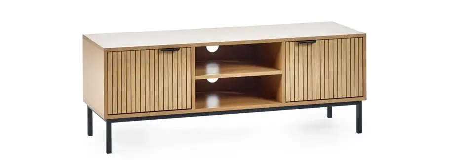 TV Table - Leo (W120cm x D40cm x H45cm) - Oak