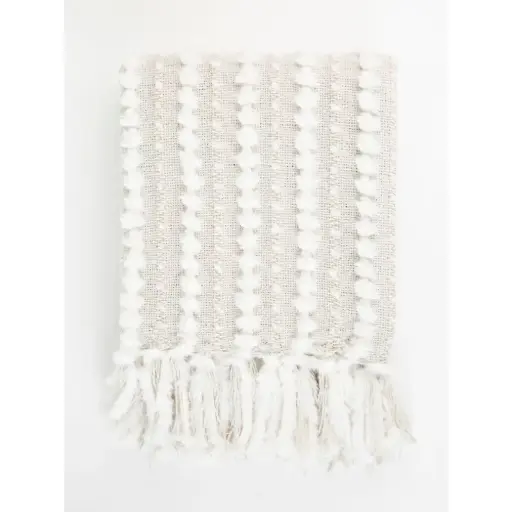 [TH-ANTOINETTE-IVORY] Throw - Antoinette (Ivory)