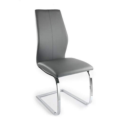 [ELI-112-GY] Chairs (Elis, Grey, Faux Leather)