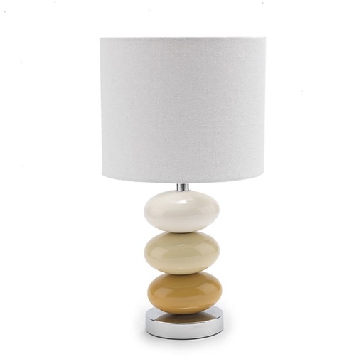 [HOME4300] Bedside & Table Lamps (Esme Pebble, Ochre)
