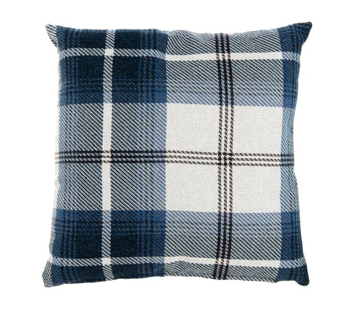 [CUSH-BLUEPLAID] Cushions (45cm x 45cm) (Blue Plaid)