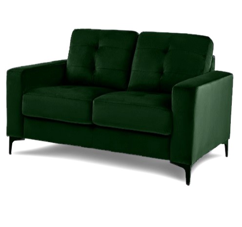 [SOFA-SCALA-2STR-GRVT] Sofa - Scala (2 Seater, Green - Velvet)