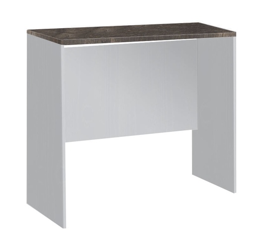 [S-S-D-STEH] Desk - Athens Space Saver (W75cm x D55cm x H74cm) (Stone & Espresso Oak Top)
