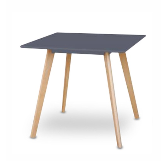 [DT-BEL-SM-GY-SQ] Dining Table - Belgium (Small, Square, Grey)