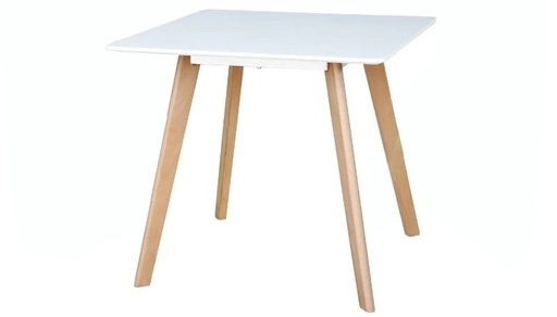 [DT-BEL-SM-WH-SQ] Dining Table - Belgium (Small, Square, White)