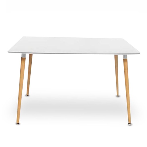 [DT-BEL-L-WH-RECT] Dining Table - Belgium (Large, Rectangle, White)