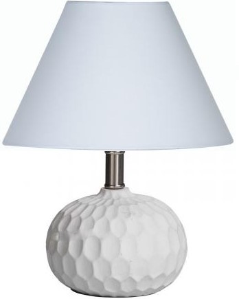 [TL2133WH-S501-12-WH] Bedside & Table Lamps - Rola (White, White)