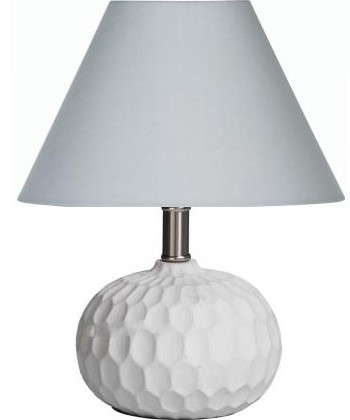 [TL2133WH-L501-12-EG] Bedside & Table Lamps - Rola (White, Grey)