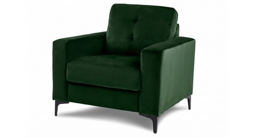 [SOFA-SCALA-ARM-GRVT] Sofa - Scala (Armchair, Green - Velvet)