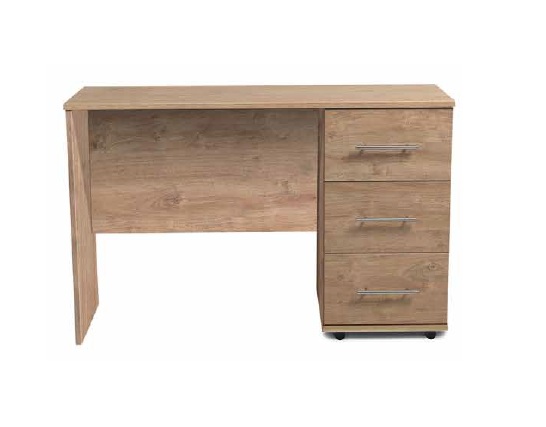 Desk - Athens (3 Drawer) (W1135 x D420 x H735mm)